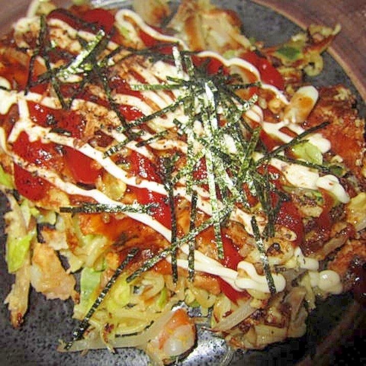 烏賊きゃべつモダン焼き